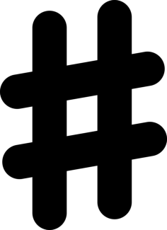Number Sign Vinyl Cutting Svg File, Free Vectors File
